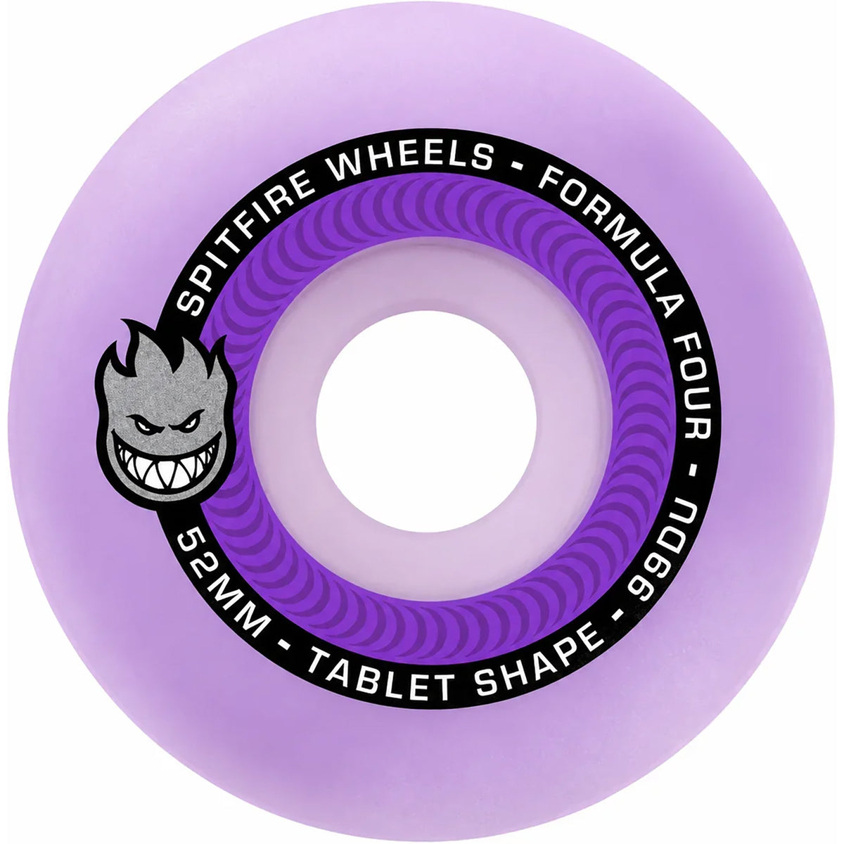 Spitfire Formula Four Tablet 99du Lavender Skateboard Wheels 52mm