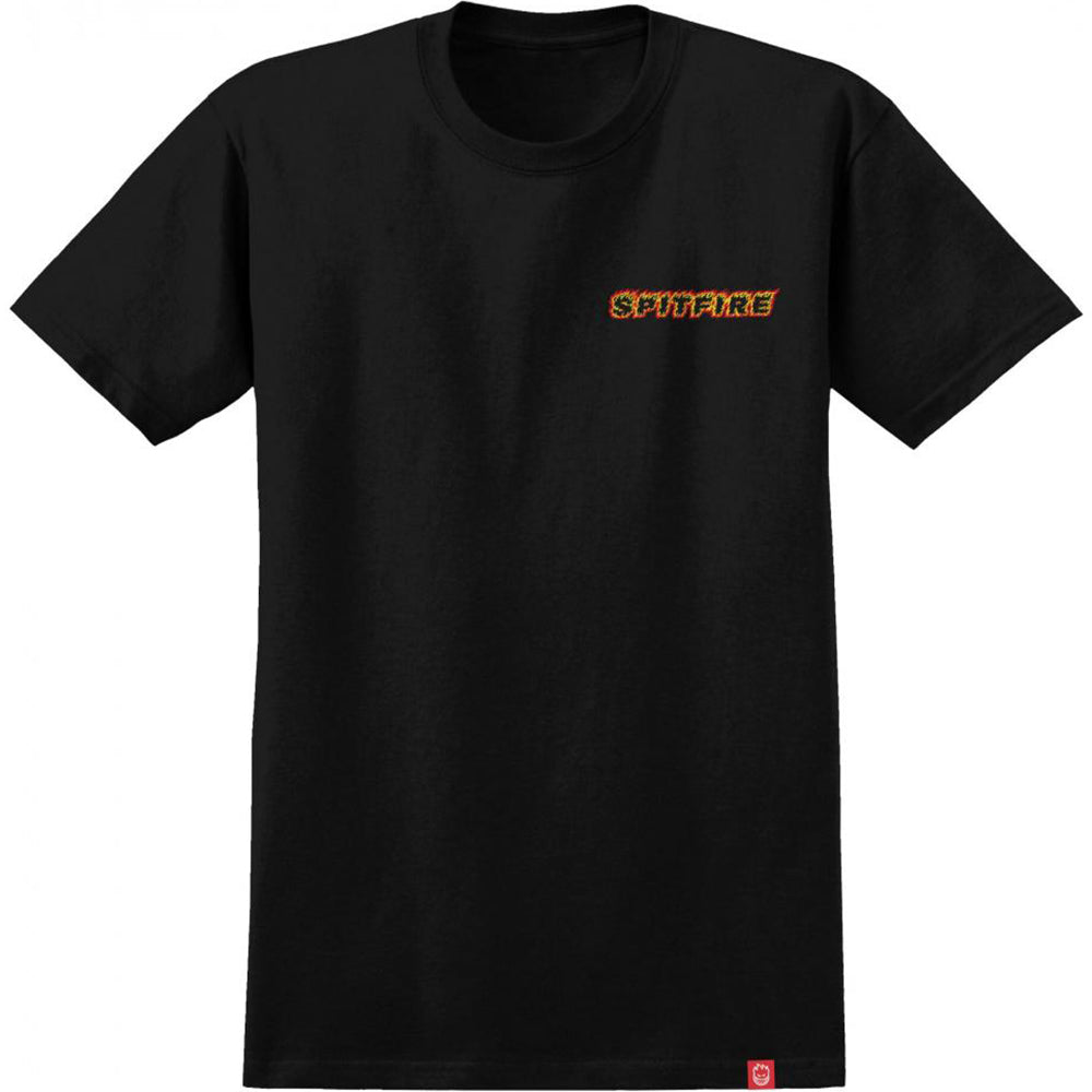 Spitfire OG Classic Flame T Shirt Black