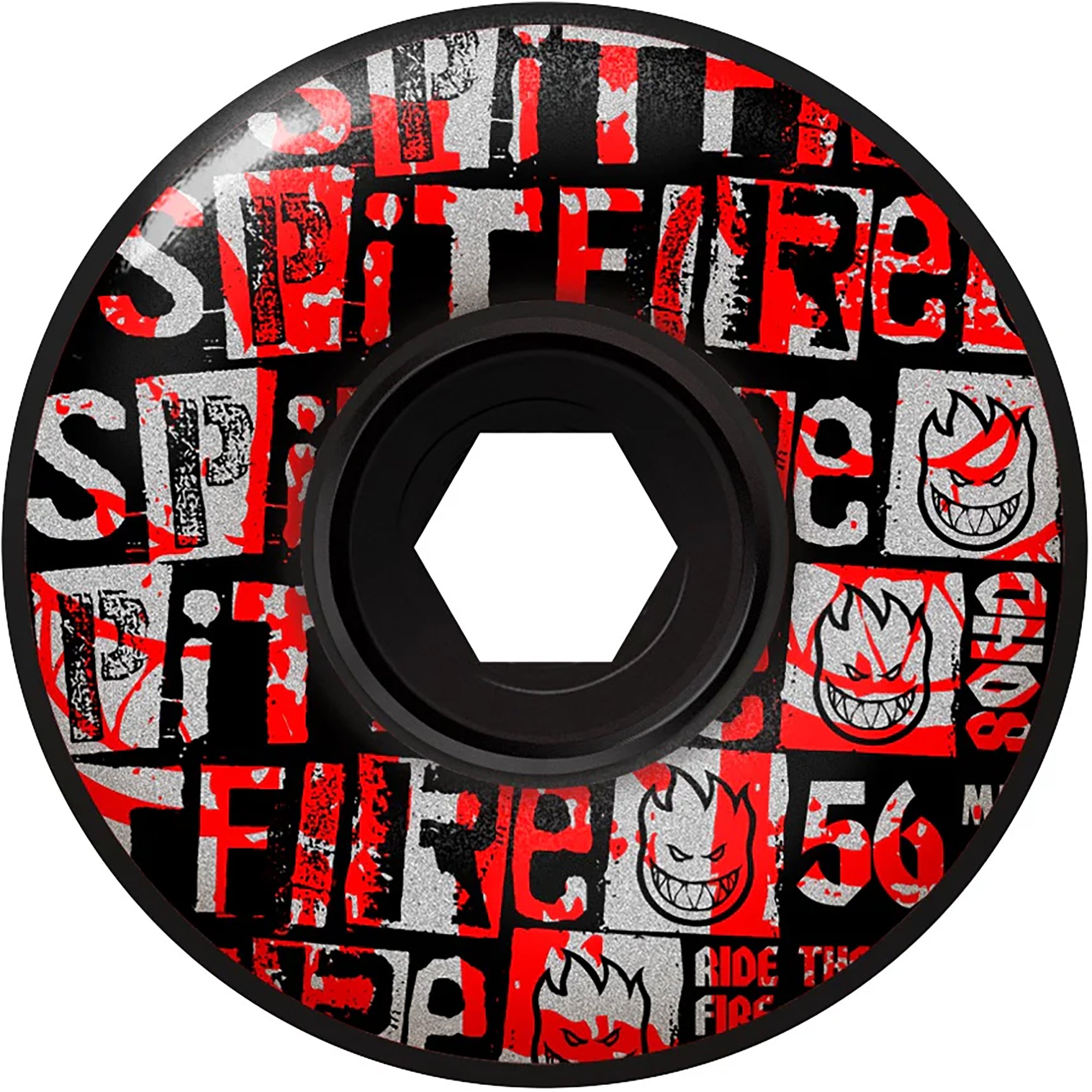 Spitfire Ransom 80HD Radial Full Skateboard Wheels 56mm