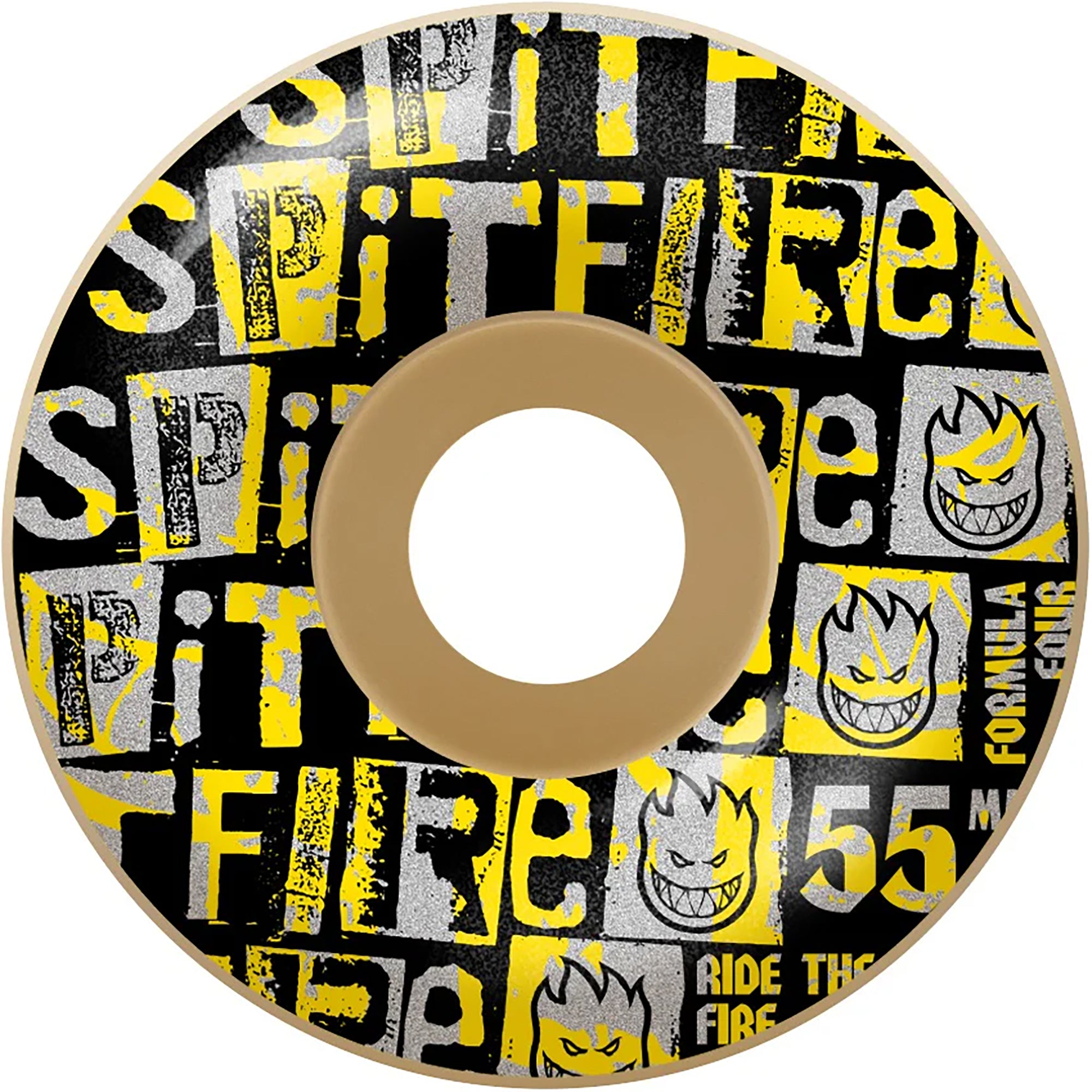 Spitfire Ransom Formula Four Radials 99DU Skateboard Wheels 55mm