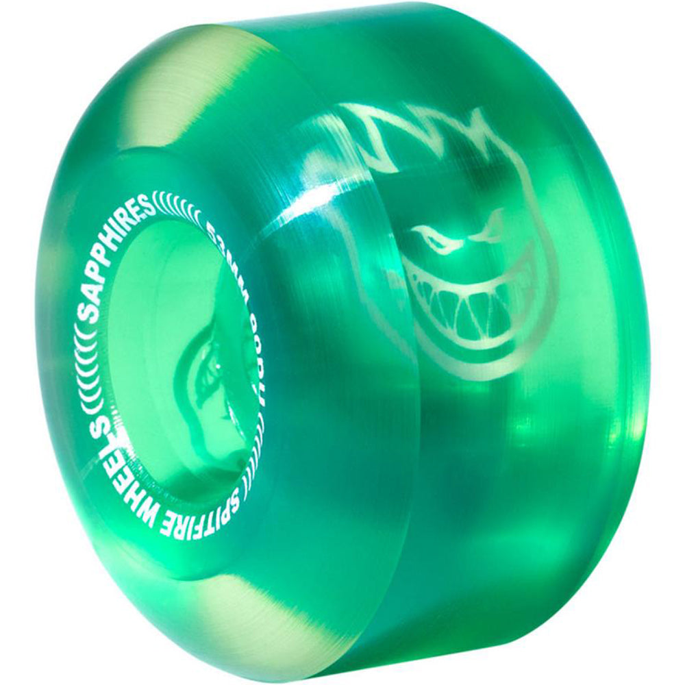 Spitfire Sapphires 90du Green Wheels 53mm