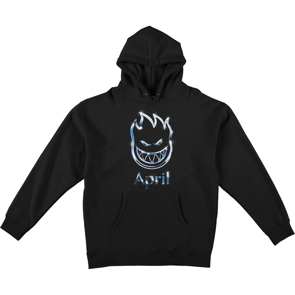 Spitfire x April Chrome Bighead Hood Black