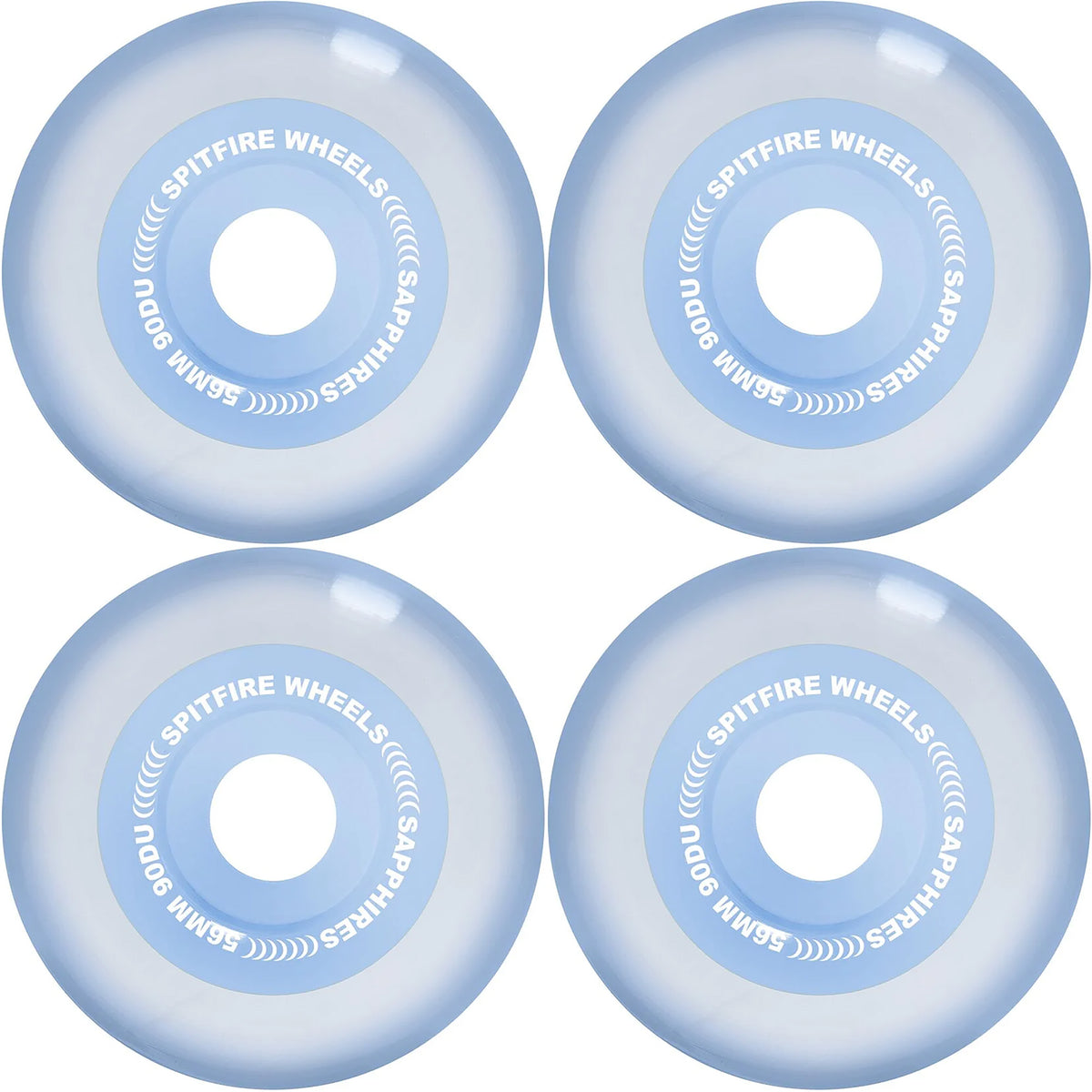 Spitfire x April Sapphires Soft 90 Duro Cruisers Skateboard Wheels 56mm
