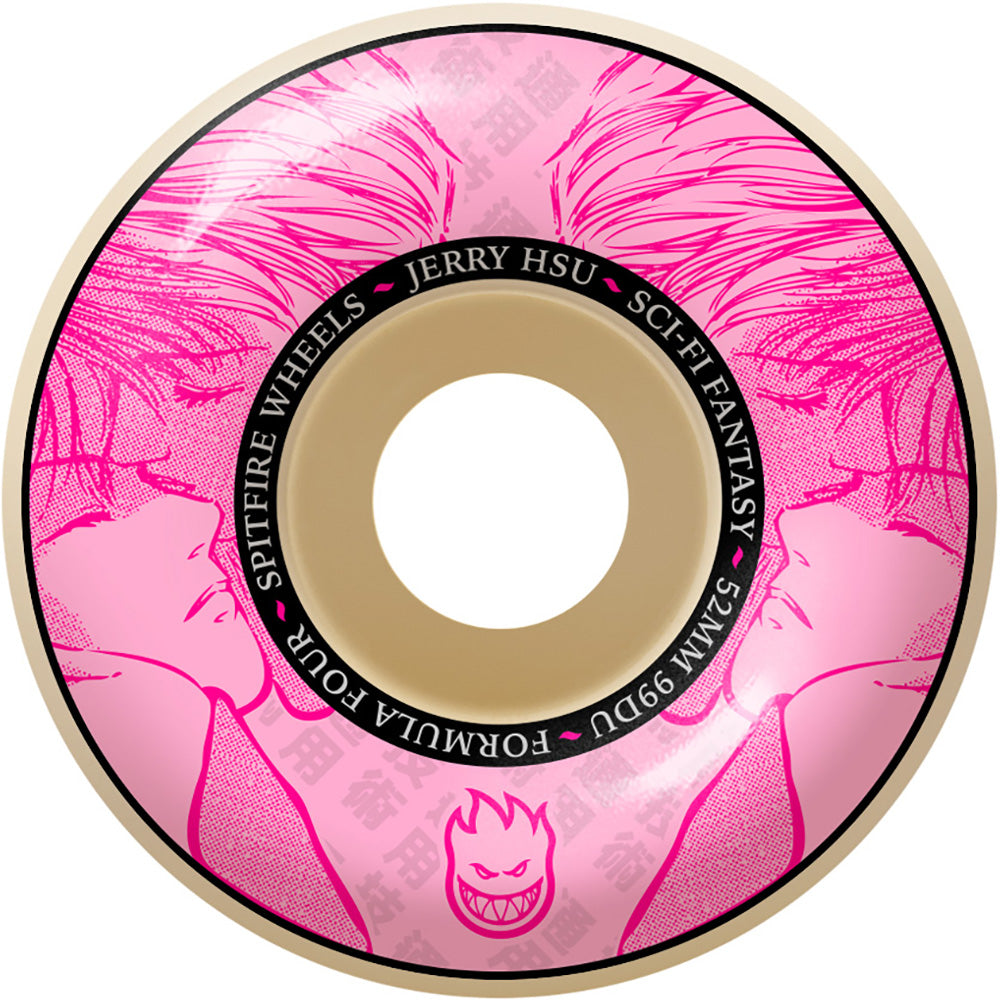 Spitfire x Sci-Fi Fantasy Formula Four Jerry Hsu Pro Classic 99du Wheels 52mm