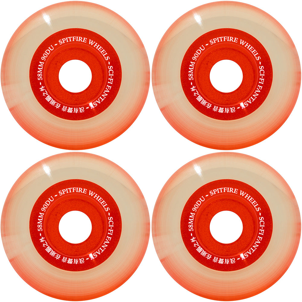 Spitfire x Sci-Fi Fantasy Sapphires Soft 90 Duro Cruisers Wheels 58mm