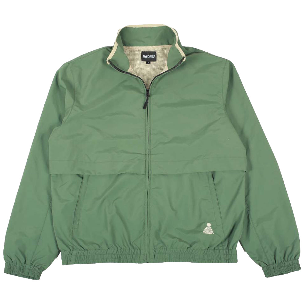 Theories Tailwind Vented Windbreaker Jacket Sage