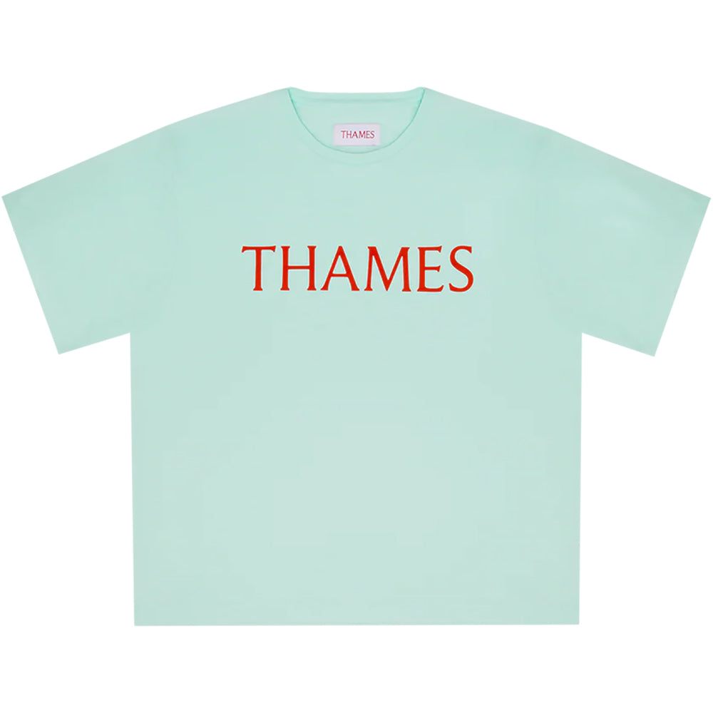 Thames MMXX Letters Tee Aqua