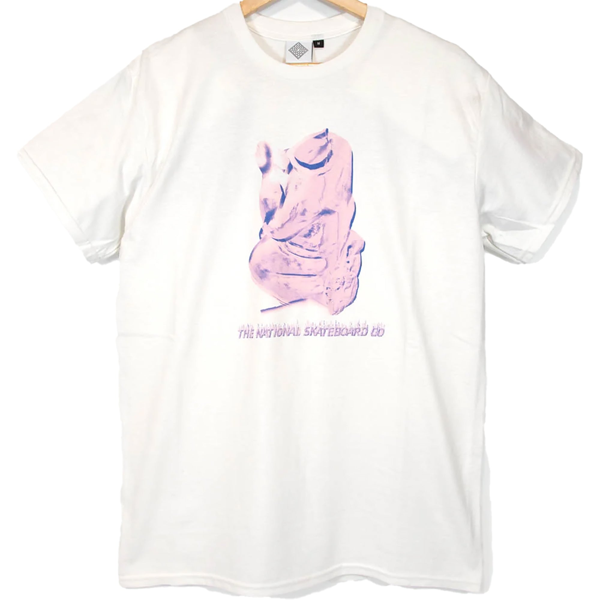 The National Skateboard Co Cherub Death Tee White