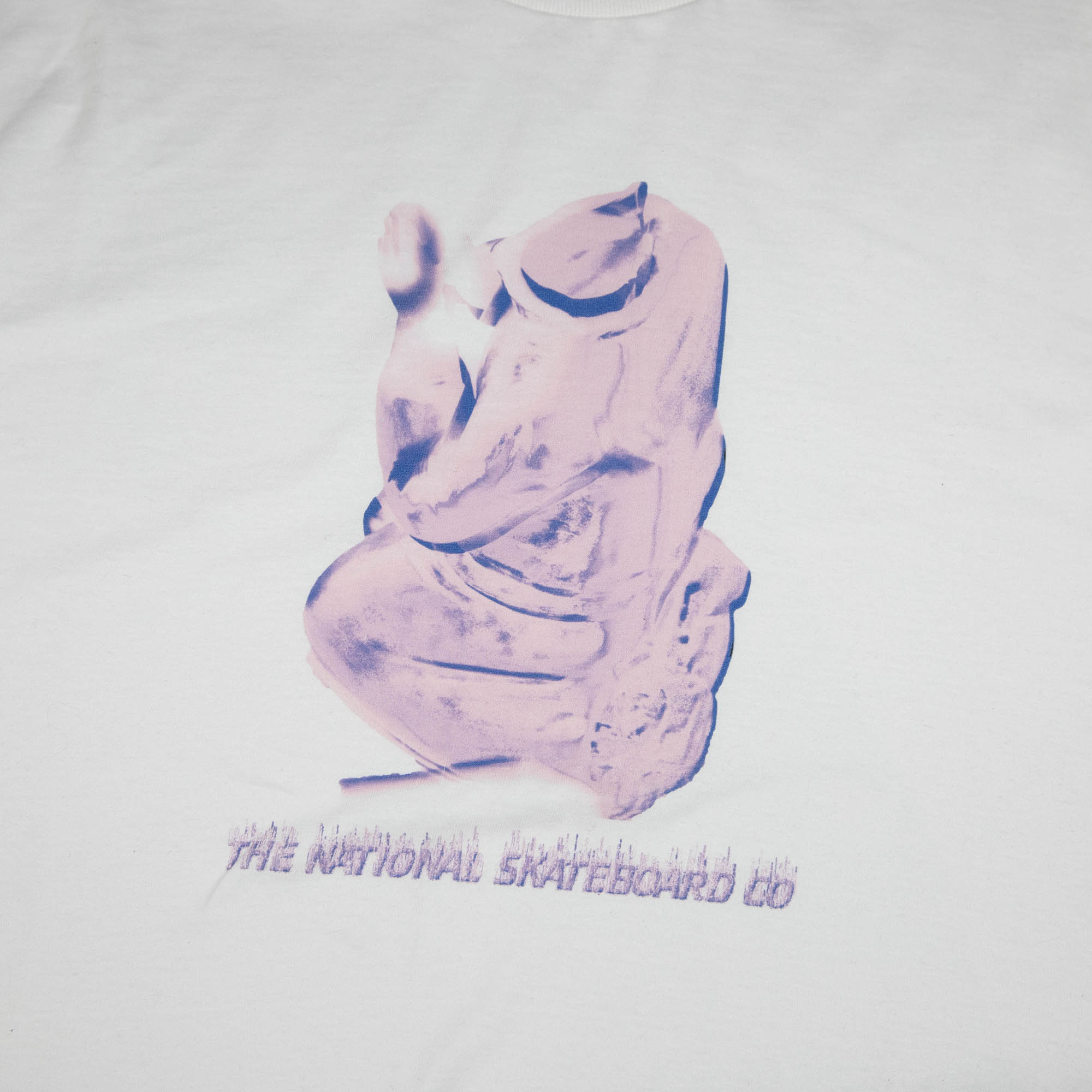 The National Skateboard Co Cherub Death Tee White