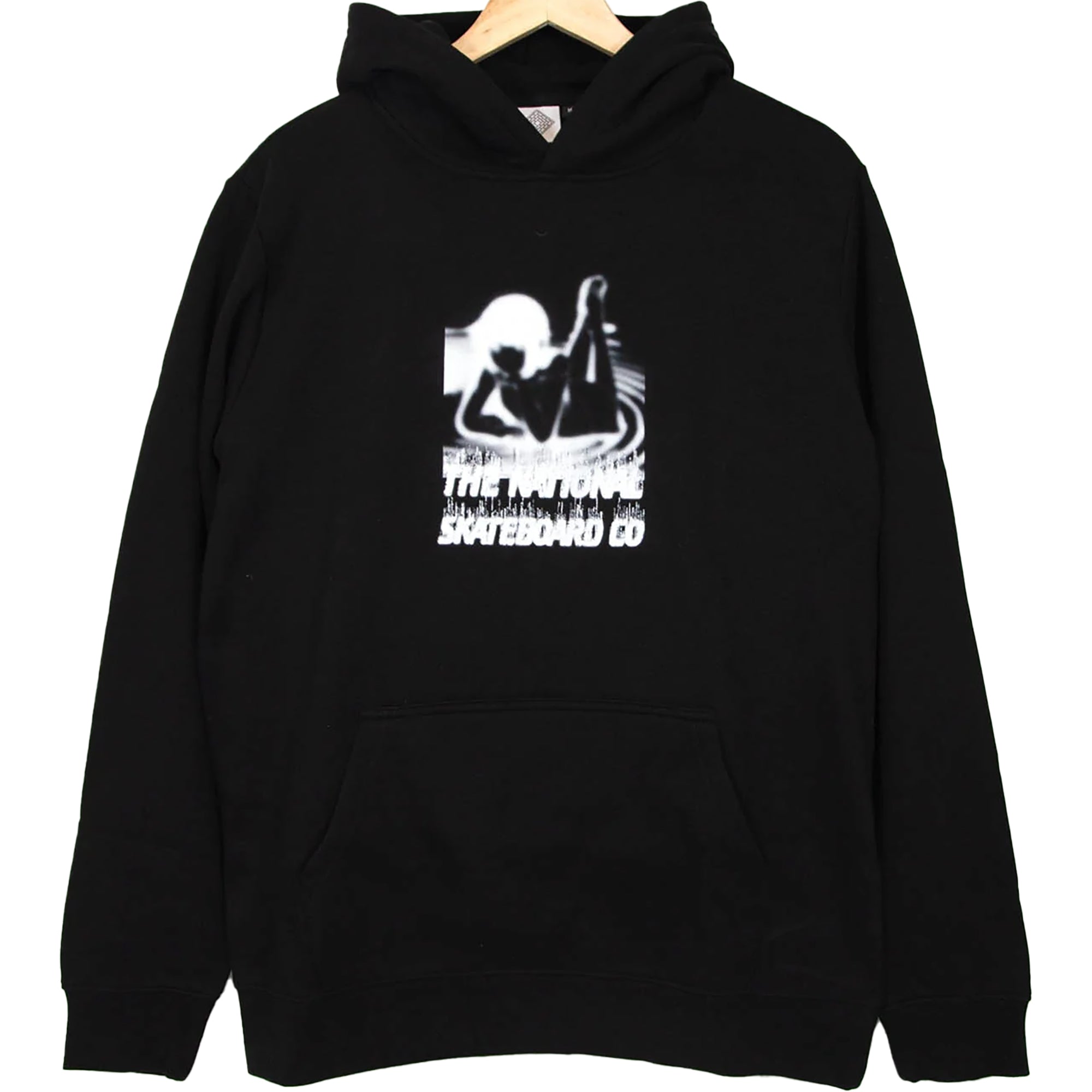 The National Skateboard Co Ethereal Hooded Sweatshirt Black