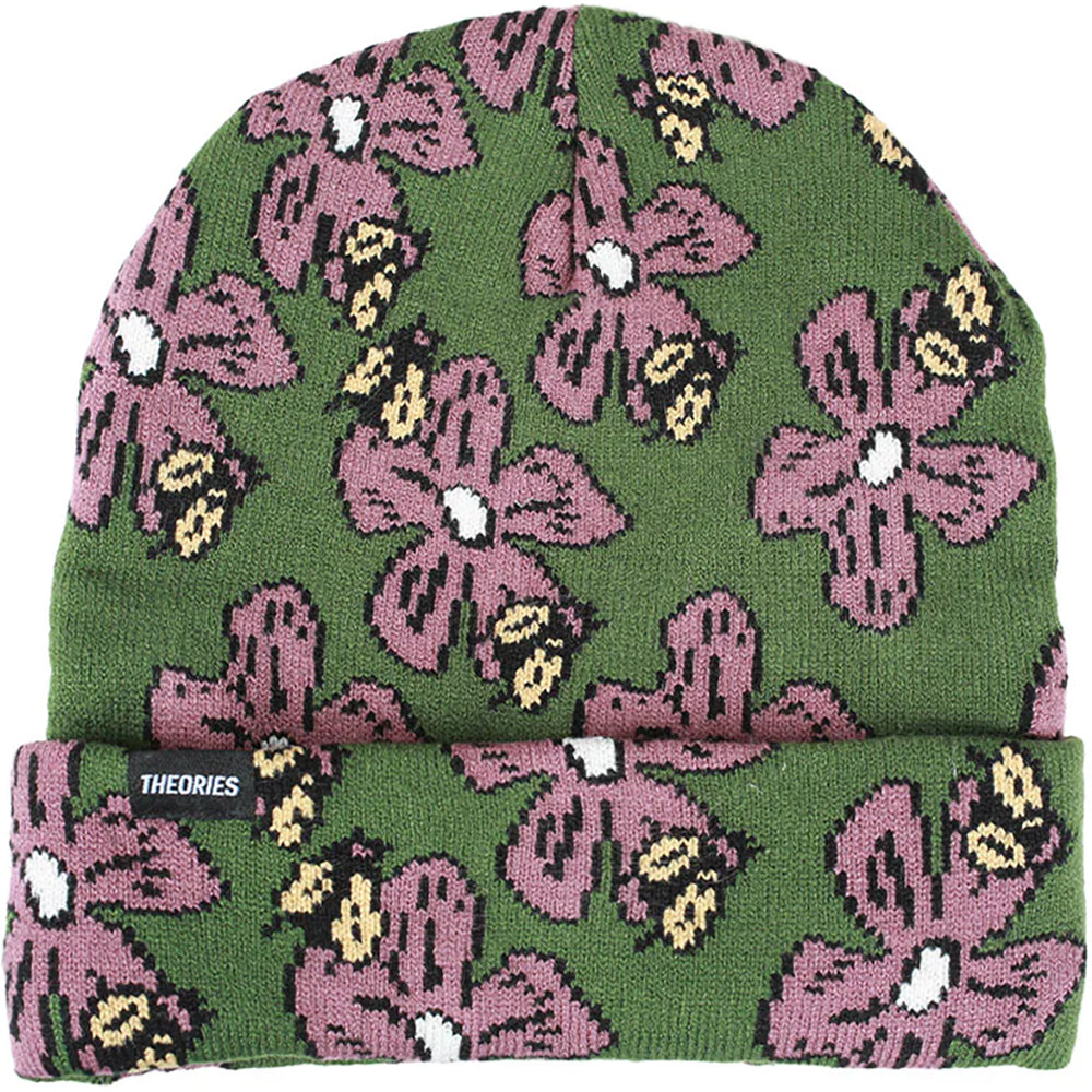 Theories Pollinate Beanie Purple/Green