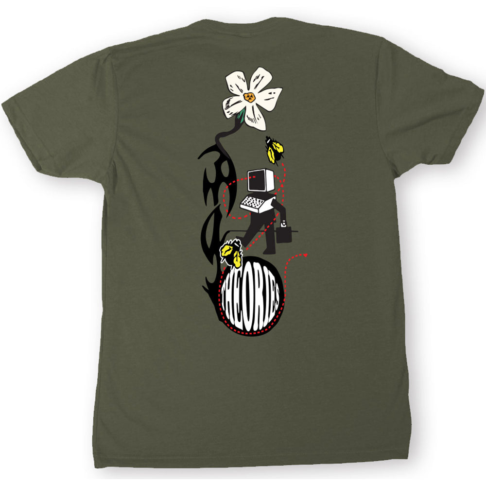 Theories Pollinate Tee Olive