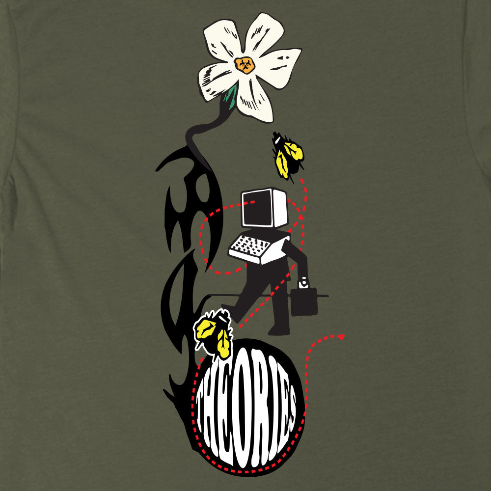 Theories Pollinate Tee Olive