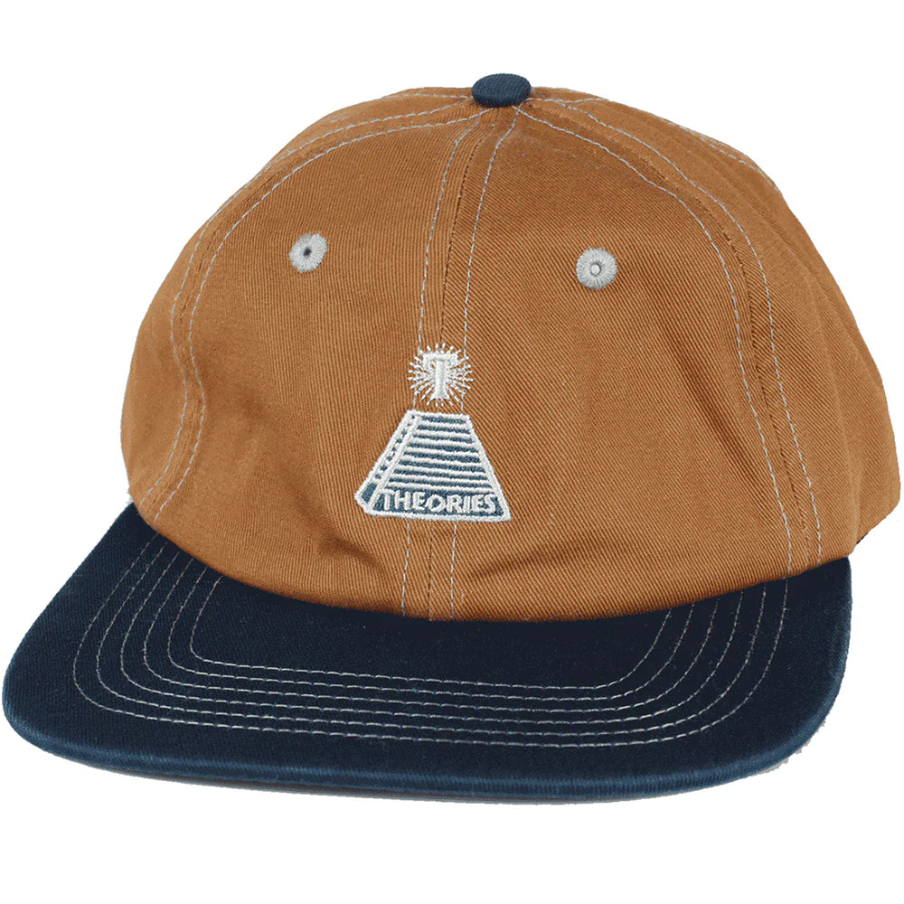 Theories Scribble Embroidered Strapback Hat Copper/Navy