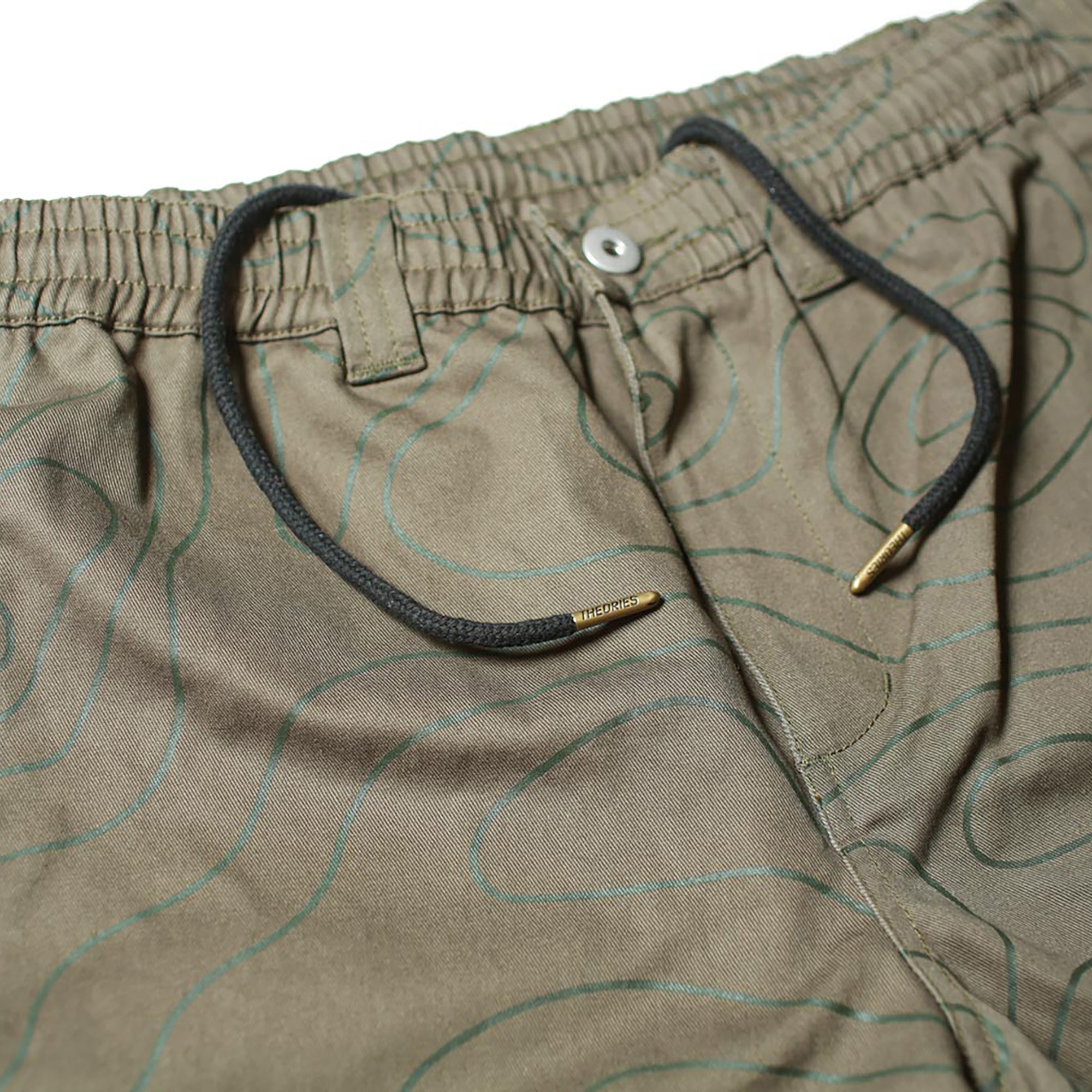 Theories Stamp Lounge Pants Contour Green