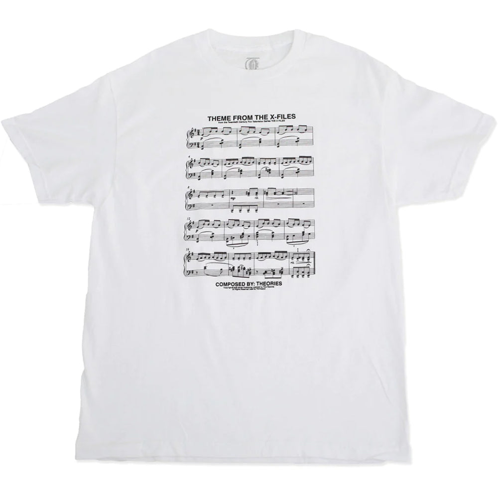 Theories X-Files Theme Music Tee White