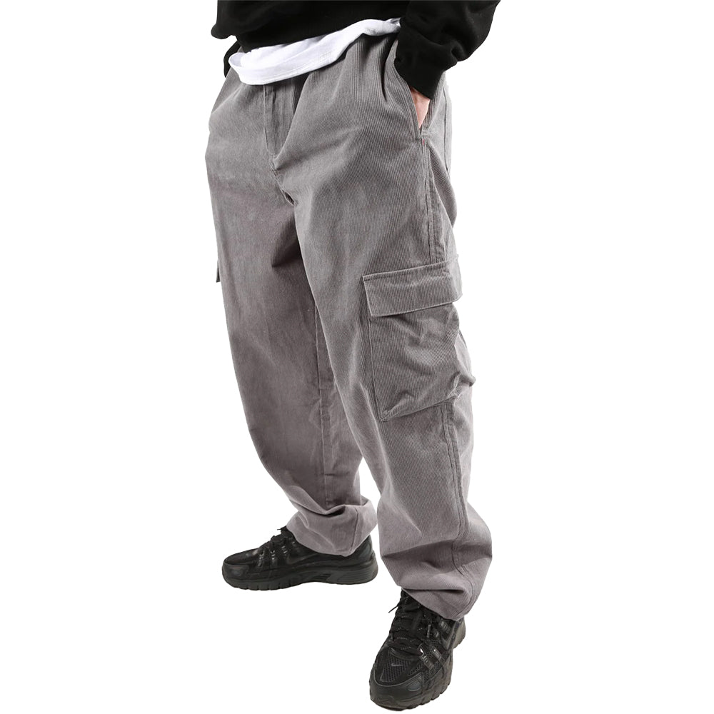 Theories Stamp Lounge Cargo Corduroy Pants Wolf Grey