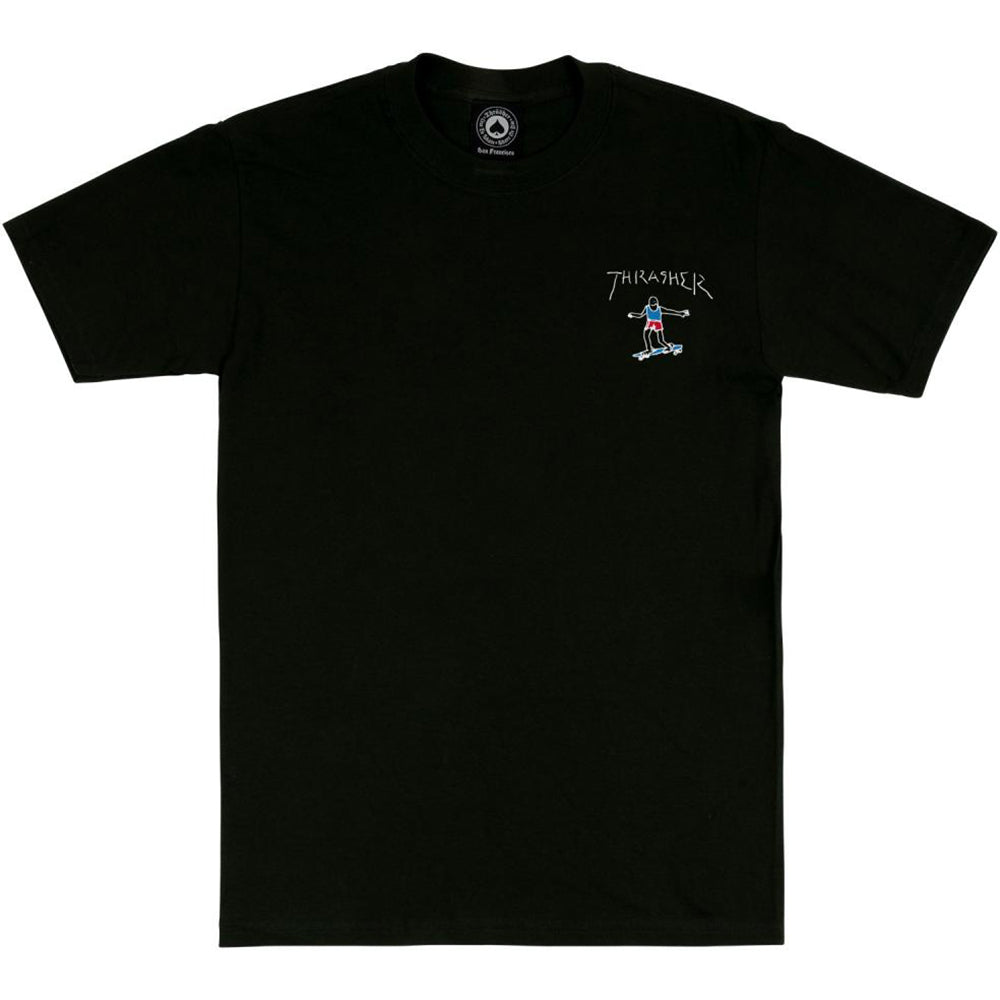 Thrasher Gonz Mini Logo T Shirt Black