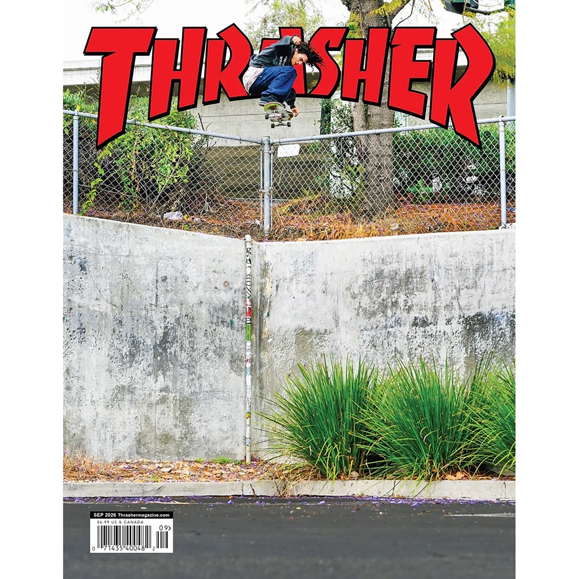 Thrasher Magazine September 2026 Issue 554 Jace De Tomasso Cover