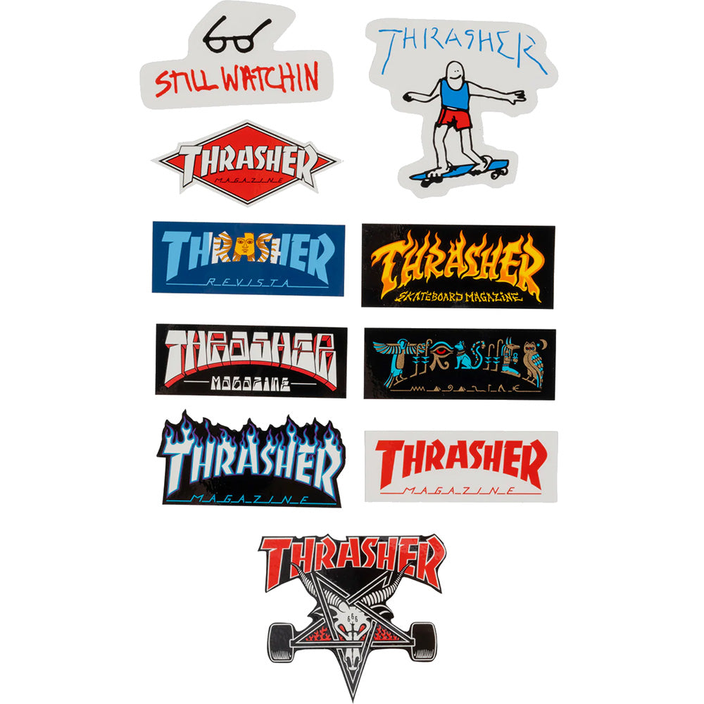 Thrasher 10 Sticker Pack