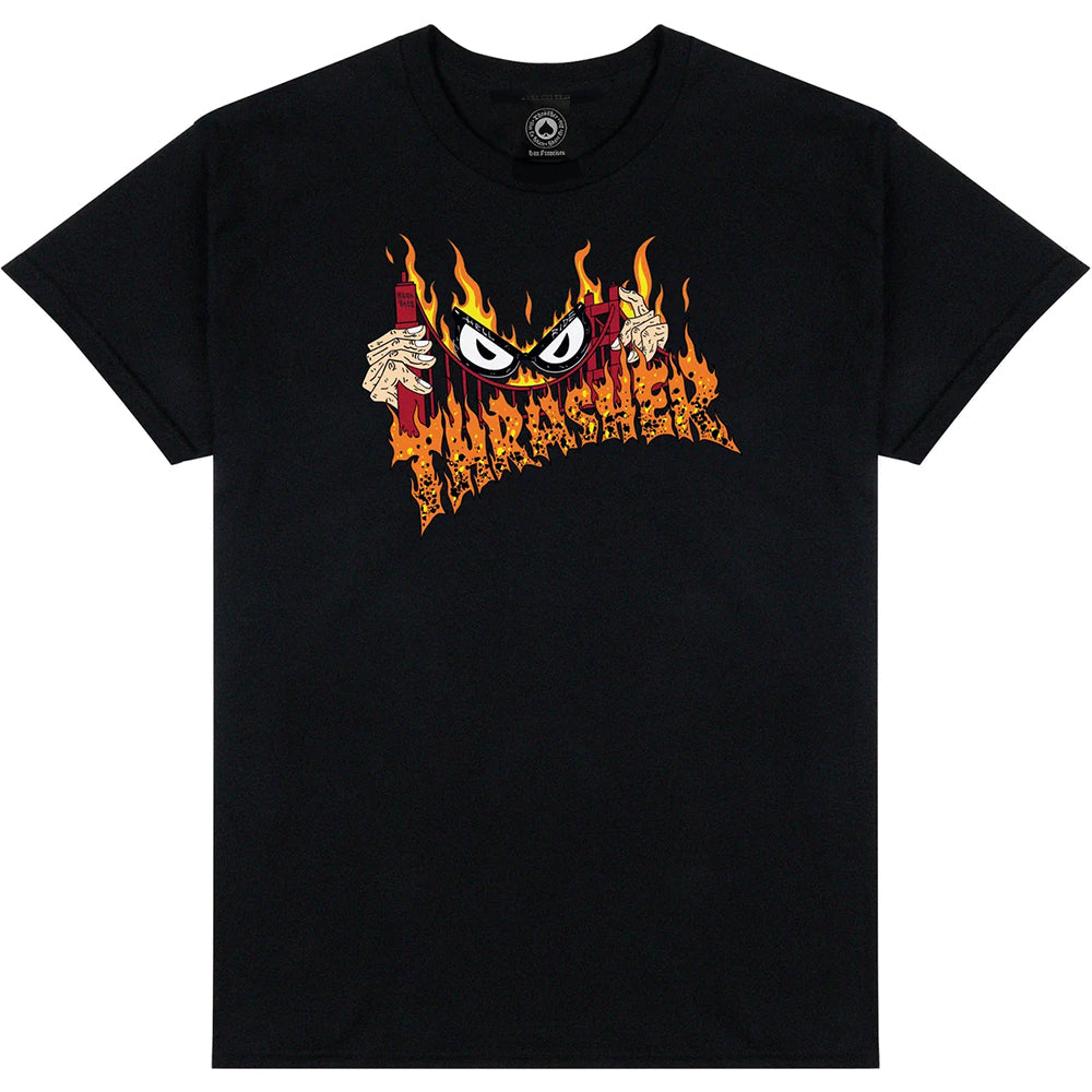 Thrasher Sucka Free T Shirt Black