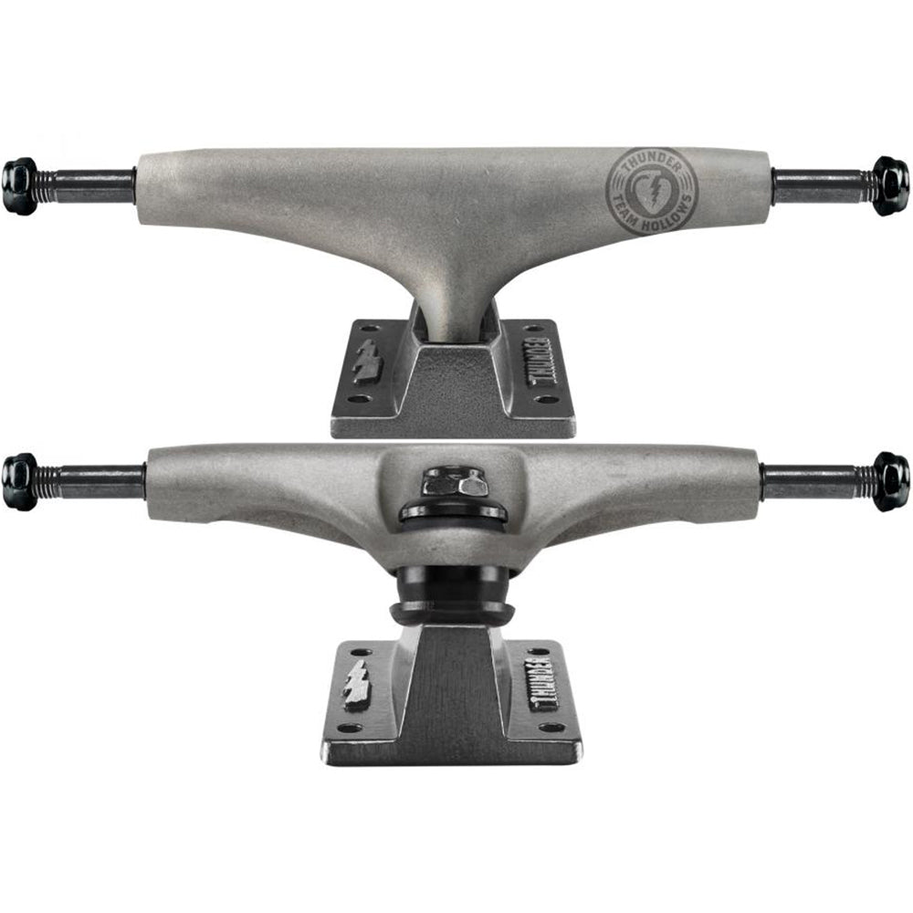 Thunder 148 Team Hollows Skateboard Trucks Raw/Black 8.25"