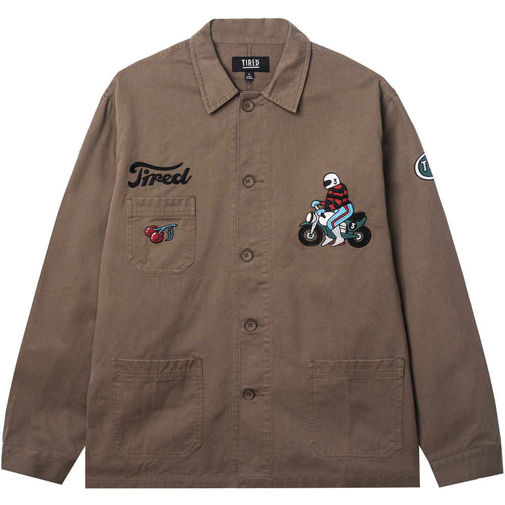 Tired Moto Field Coat Chocolate Chip