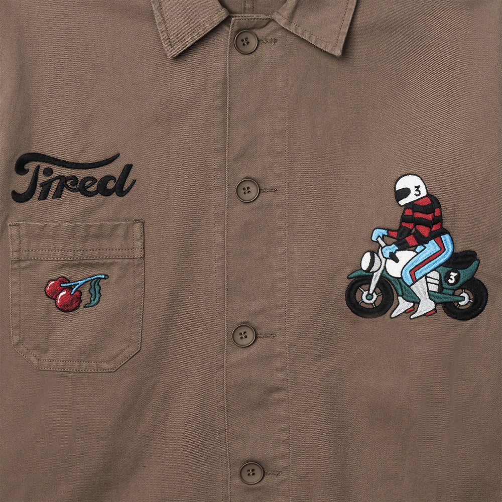 Tired Moto Field Coat Chocolate Chip