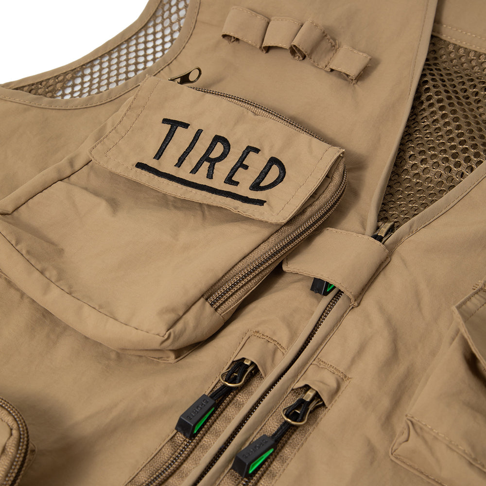 Tired OG Fishing Vest Khaki