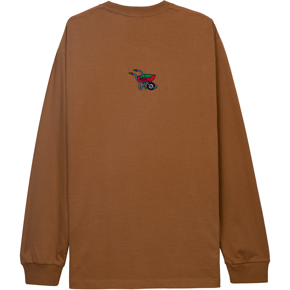 Tired Semi Tired Long Sleeve Tee Workwear Brown