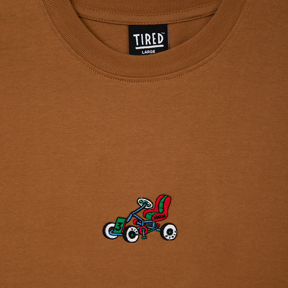 Tired Semi Tired Long Sleeve Tee Workwear Brown