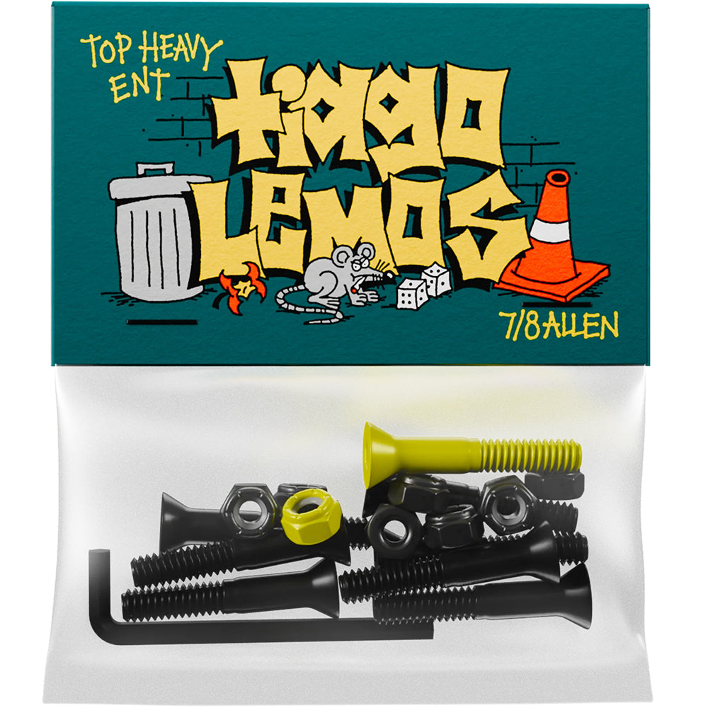 Top Heavy Tiago Lemos Pro Skateboard Hardware Allen ⅞"