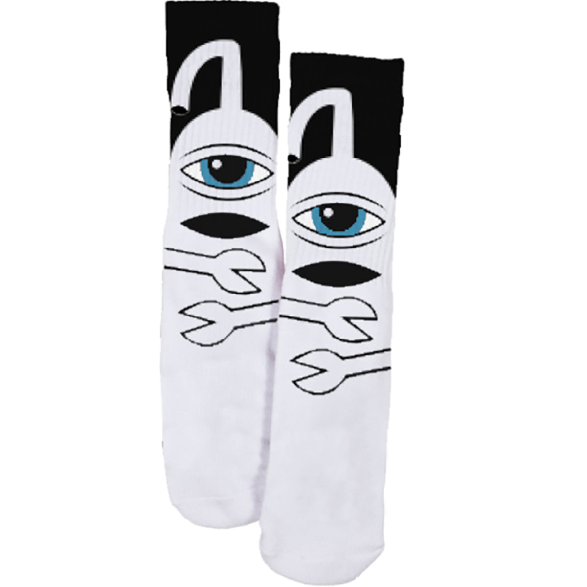 Toy Machine Sect Hug Socks White/Black