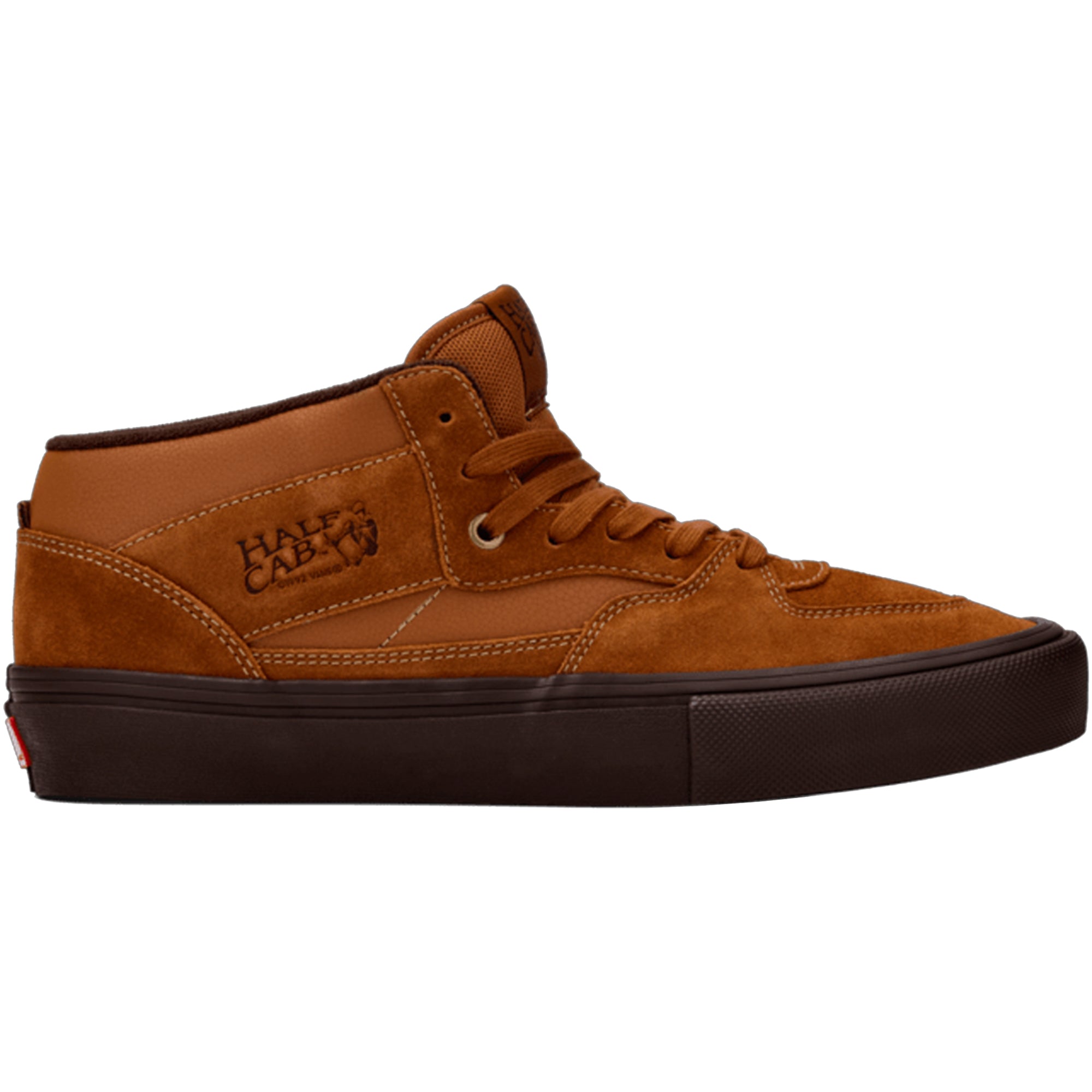 Vans Skate Half Cab Shoes Golden Brown/Gum