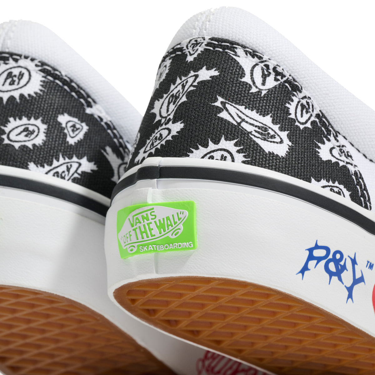 Vans x Punkandyo Slip On Shoes Black/White