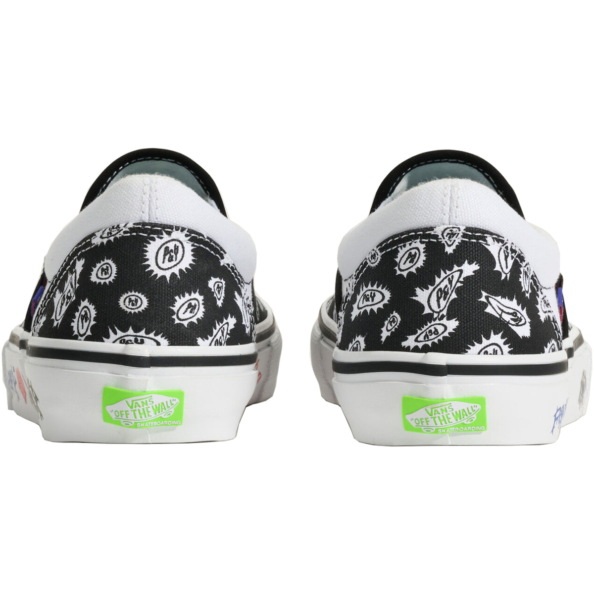 Vans x Punkandyo Slip On Shoes Black/White