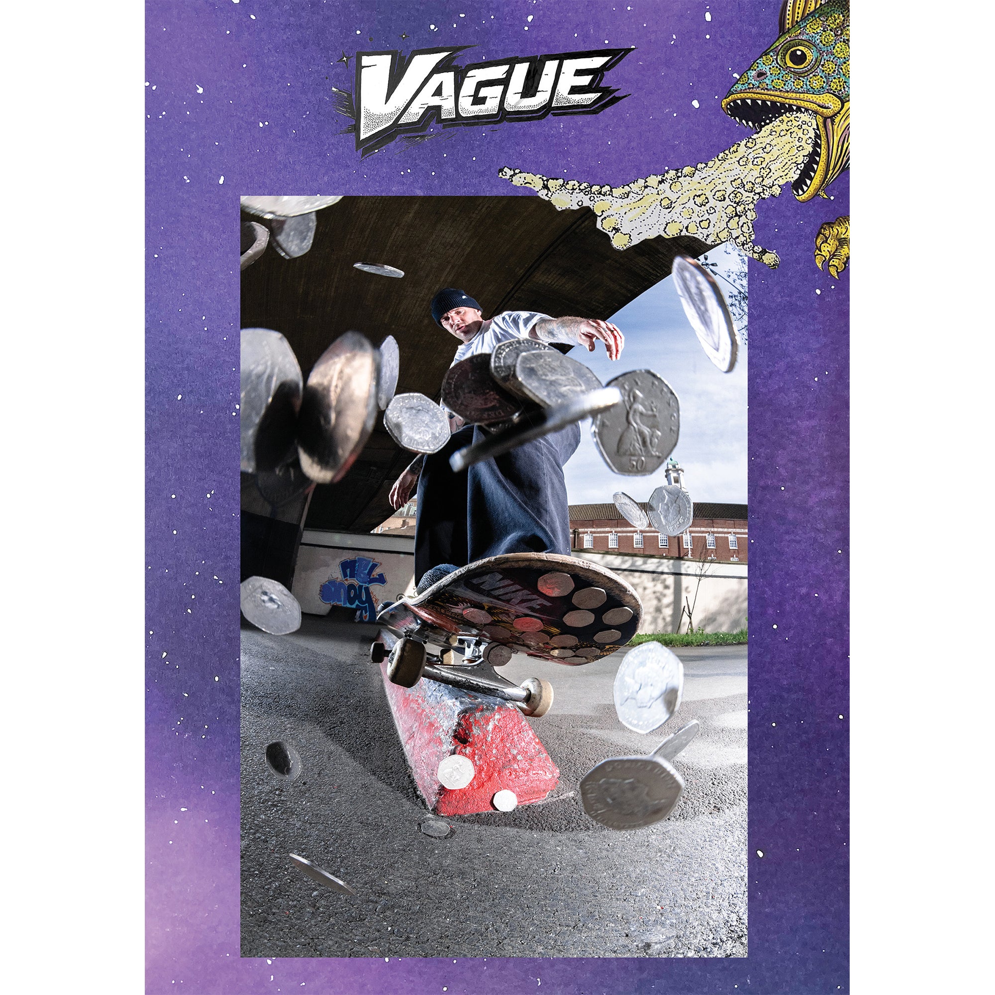 Vague Skate Mag Issue 50 James Woodley Cover (free with order over £50)