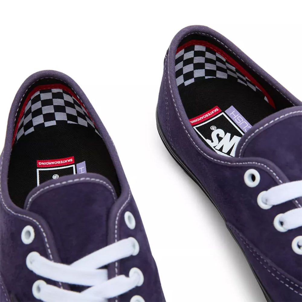 Vans Skate Authentic Shoes Pig Suede Dark Purple/Black