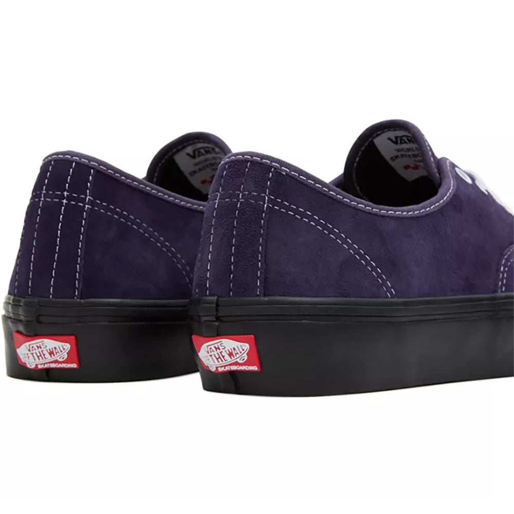 Vans Skate Authentic Shoes Pig Suede Dark Purple/Black