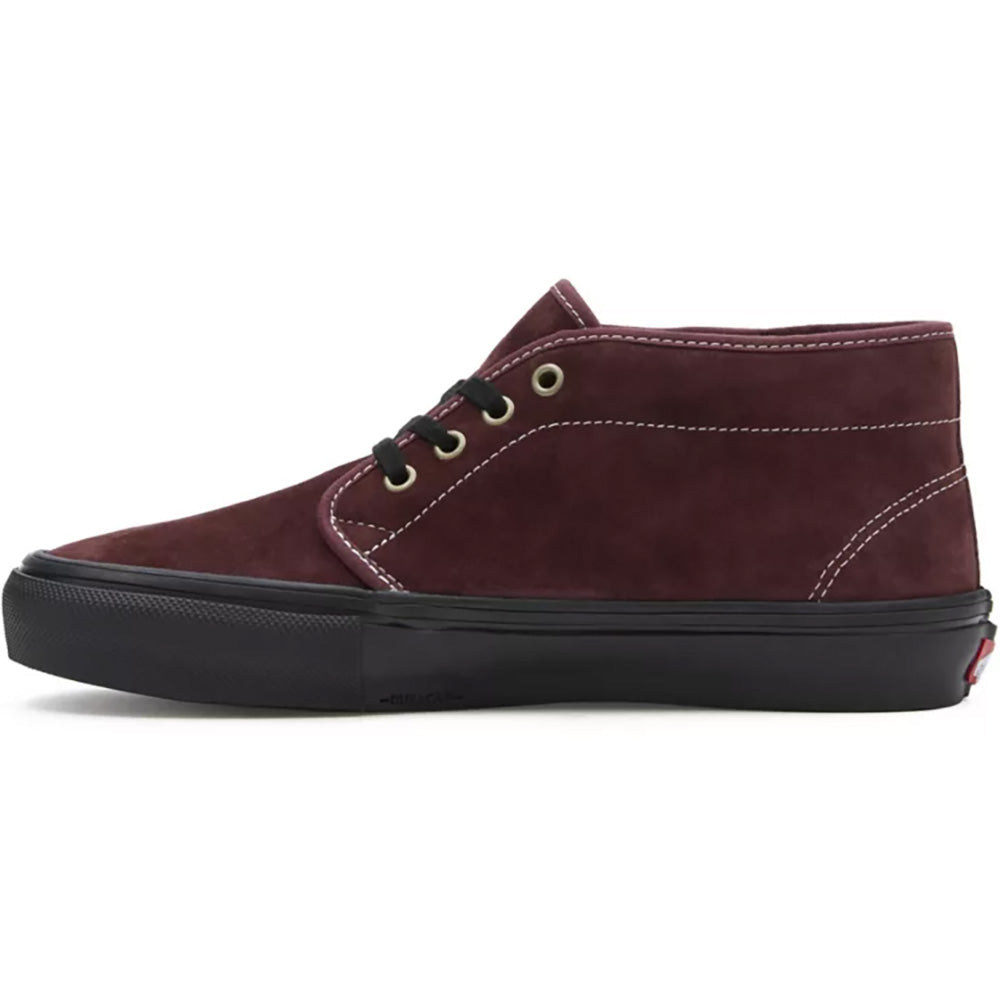 Vans Skate Chukka Shoes Dark Red/Black