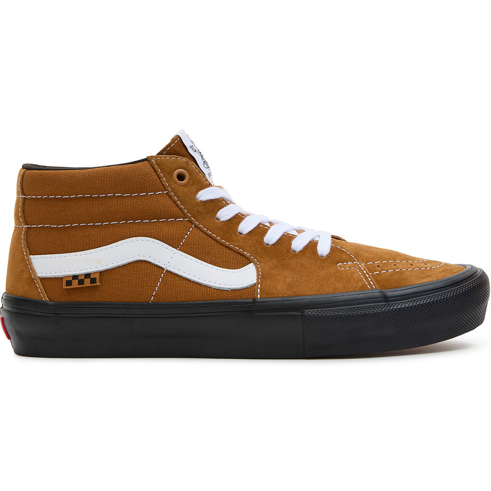 Vans Skate Grosso Mid Shoes Pig Suede Brown/Black