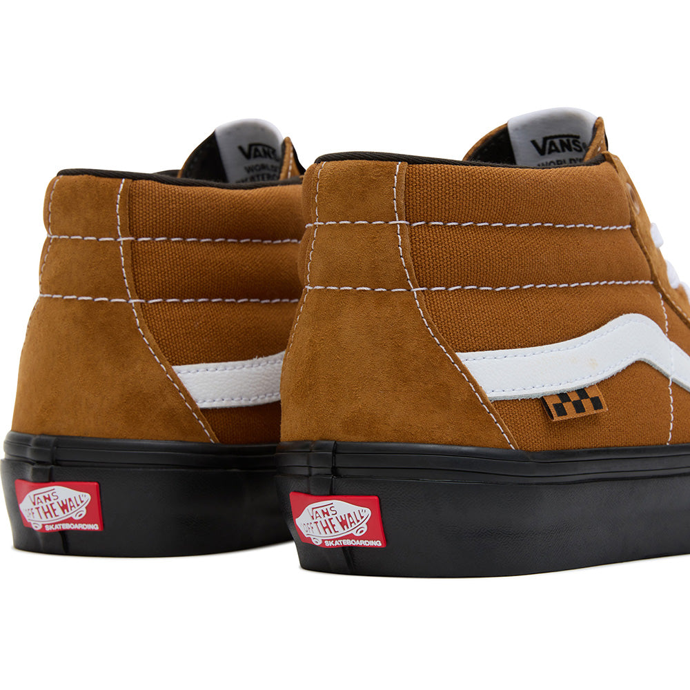 Vans Skate Grosso Mid Shoes Pig Suede Brown/Black