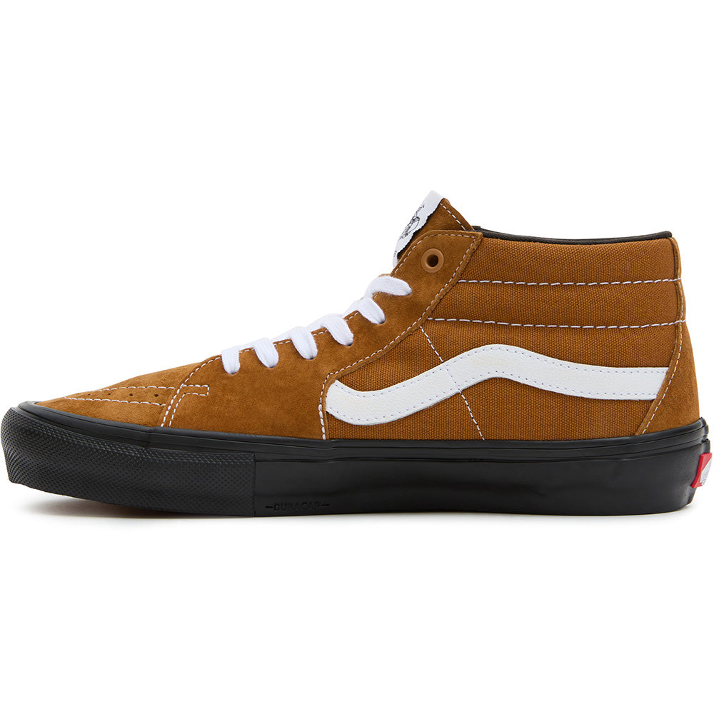 Vans Skate Grosso Mid Shoes Pig Suede Brown/Black