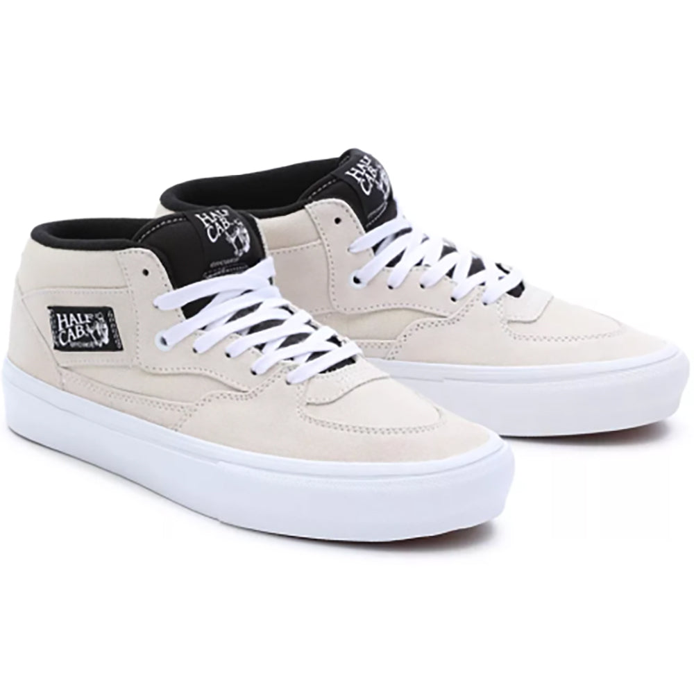 Vans Skate Half Cab Shoes White/Black