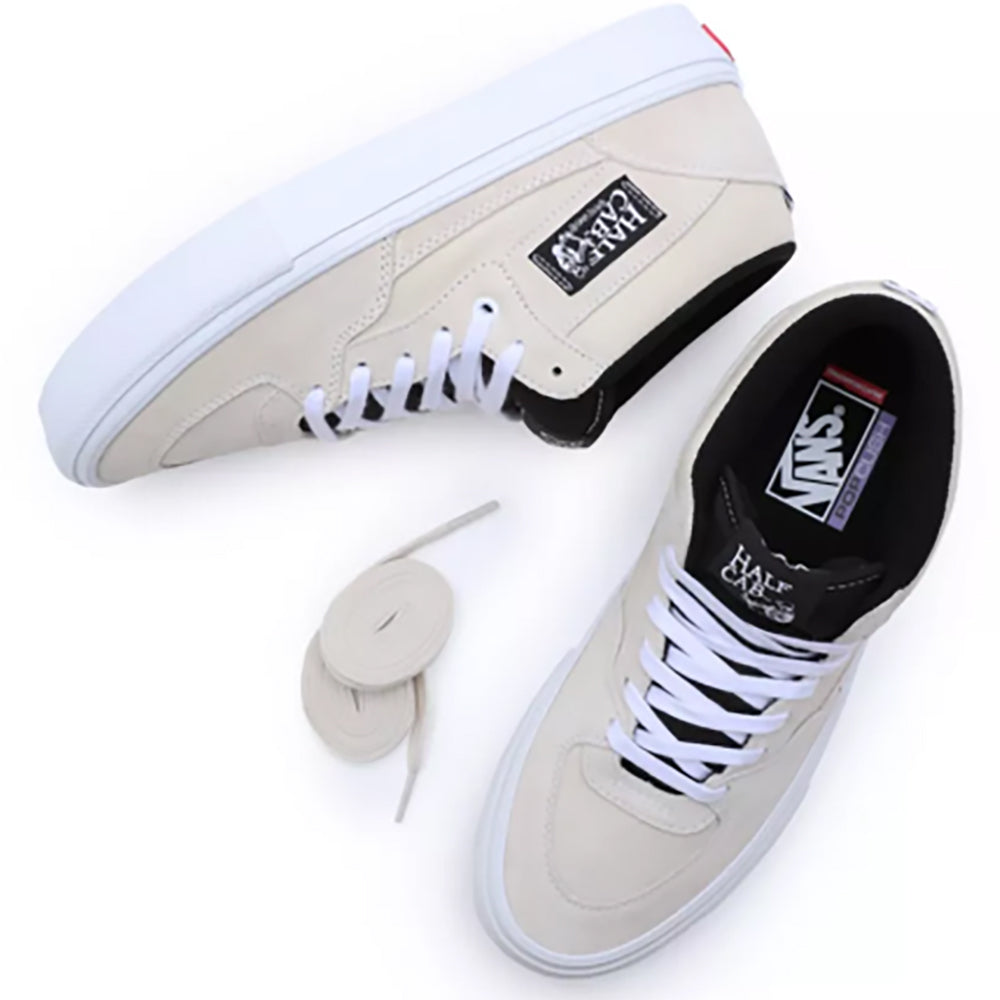 Vans Skate Half Cab Shoes White/Black