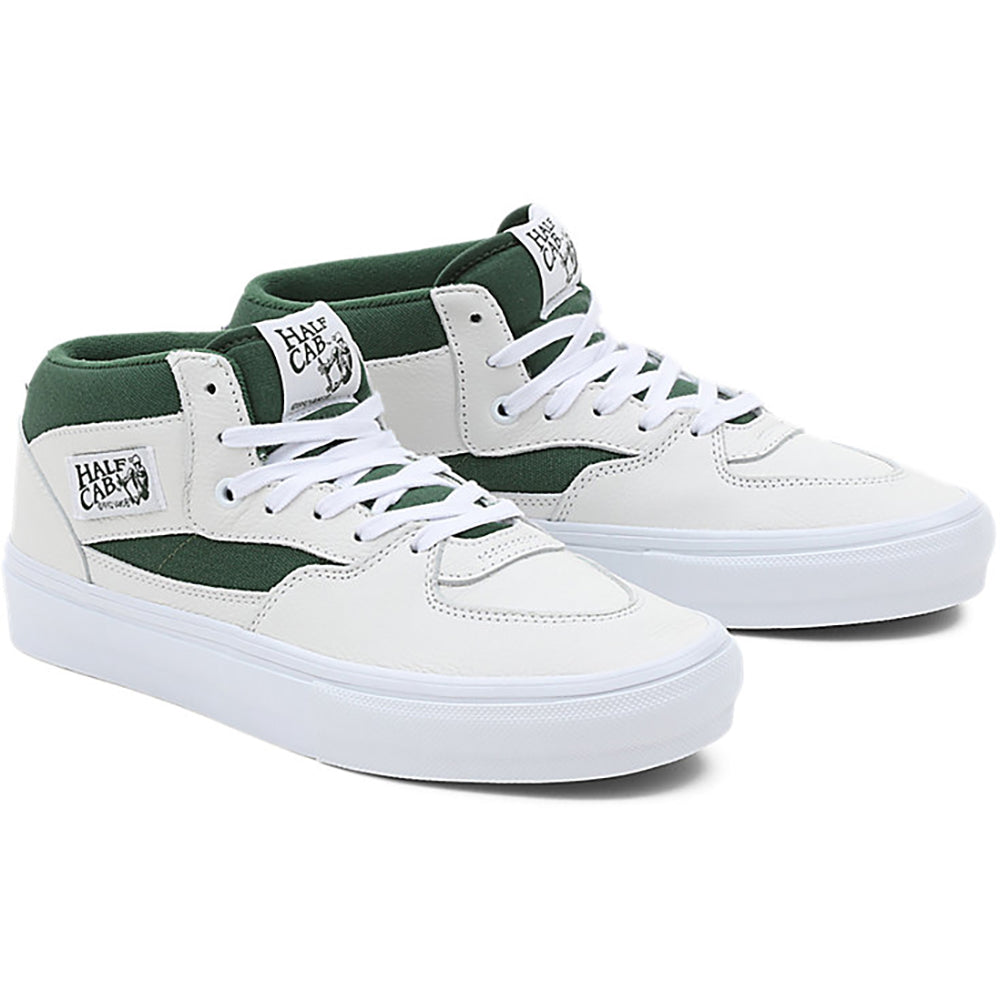 Vans Skate Half Cab Shoes White/Green