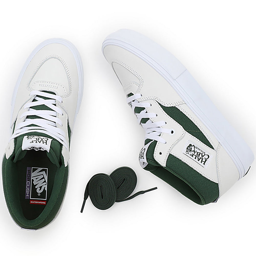 Vans Skate Half Cab Shoes White/Green