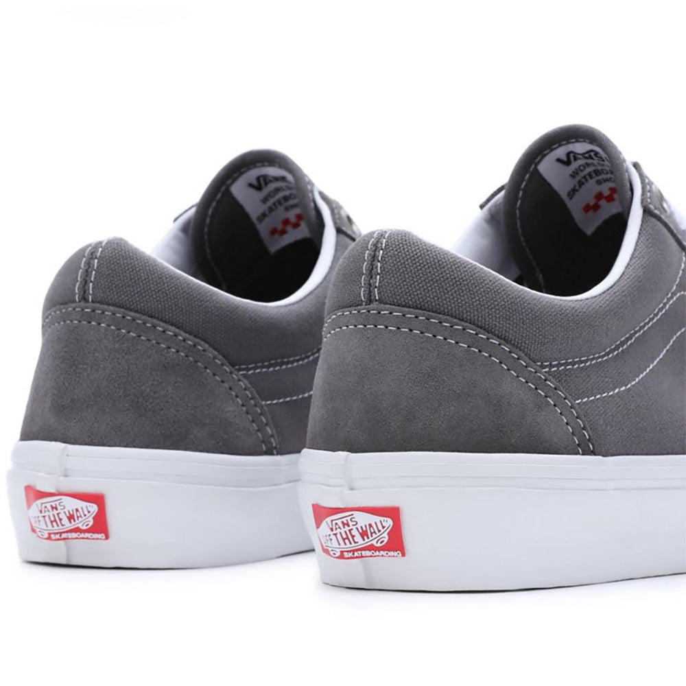 Vans Skate Old Skool Shoes Pewter/True White