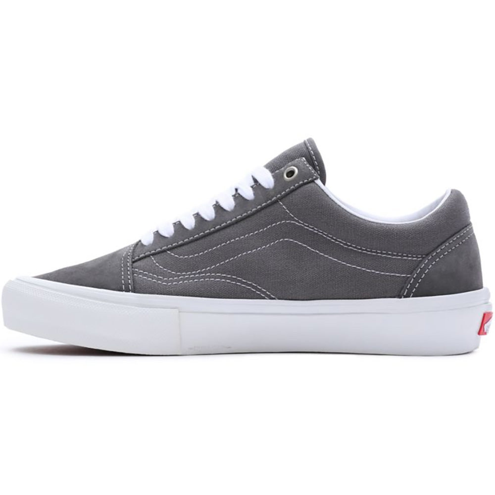 Vans Skate Old Skool Shoes Pewter/True White