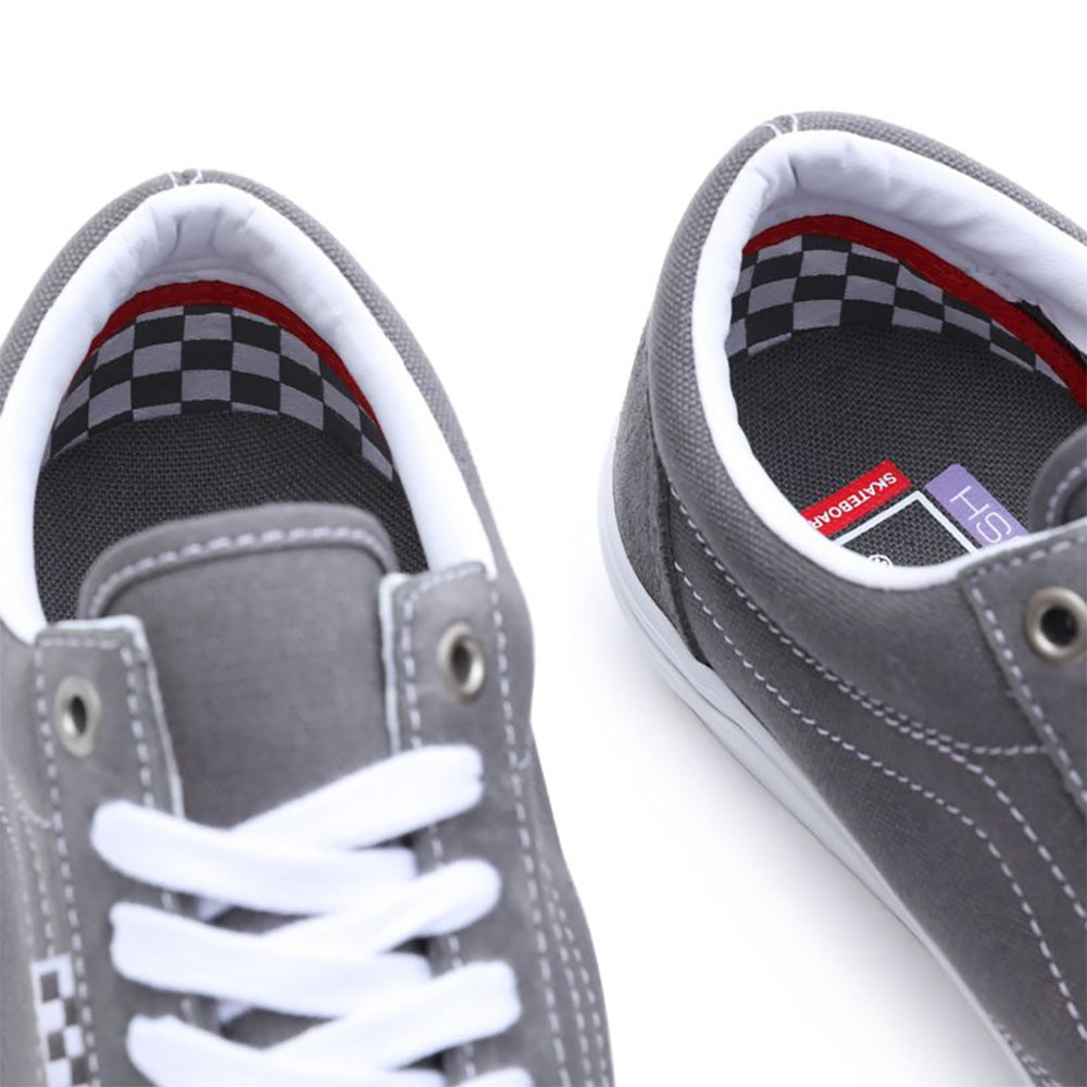 Vans Skate Old Skool Shoes Pewter/True White